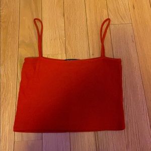 Red tank top